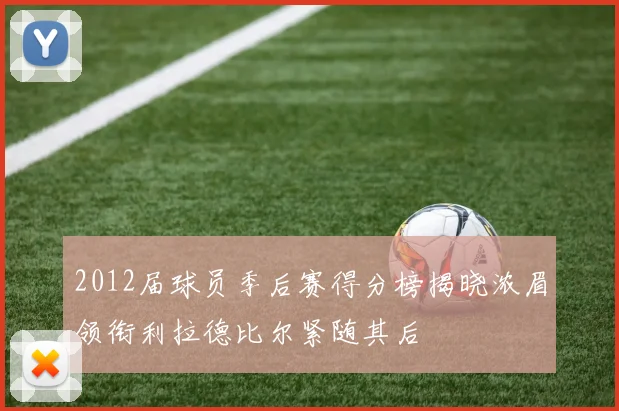 2012届球员季后赛得分榜揭晓浓眉领衔利拉德比尔紧随其后